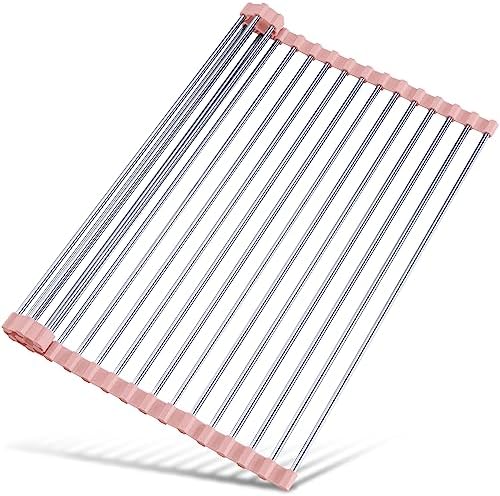 Tomorotec Roll Up Dish Drying Rack Over Sink, 304 Steel by Tomorotec