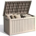 Outdoor Storage Box, 270 Gallon Waterproof Deck Box by GraceYourYard