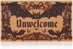 Halloween Door Mat, Gothic Unwelcome Doormat by FTTOYOLY