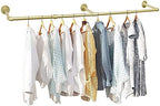 Oroonoko 72" Wall Mounted Clothes Rack, Closet Rods by Oroonoko