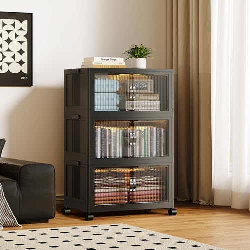 SAILUN 348Qt Stackable Storage Bins, Storage Cabinet by SAILUN