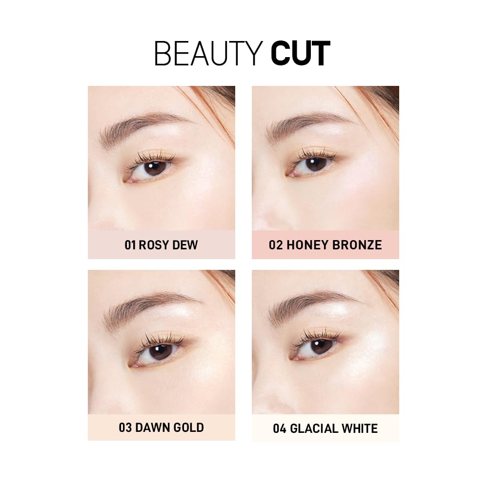 heme Glowy Highlighter Compact 5.5g (03 Dawn Gold)