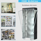 Shelf Cover for Storage Shelving Rack, Fits 36"x24"x72" Shelves - Image 6