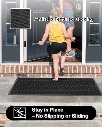 4′x12′ Heavy Duty Front Door Mat Indoor Outdoor, Floor Mat - Image 4