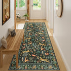 DUKINO 3x7 Hallway Runner Rug, Non Slip Animal Kitchen Runner Rug by DUKINO