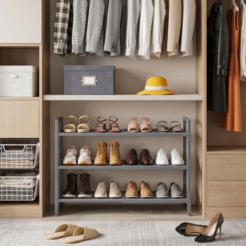 Expandable Shoe Rack for Closet, Shoe Storage - Image 2