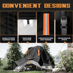 Zero Turn Mower Cover 60 Inch Deck, Oxford Cloth, 2 Buckle Straps - Image 2