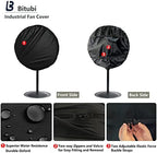 Bitubi Wall Mount Fan Cover, Waterproof Outdoor Fan Covers, Compatible - Image 6