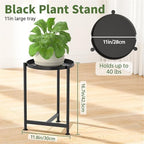 LASZOLA Metal Small Plant Stand Indoor Tall - Image 2