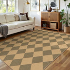 Lessymo Checkered Area Rugs 5x7 - Image 3