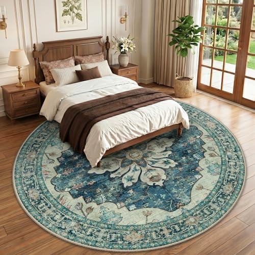RELEANY Washable Area Rug, Round 10ft - Image 2