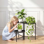 3 Tier Tall Metal Plant Stand, Duty Tiered Flower Shelf - Image 7