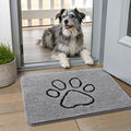 Smiry Dog Door Mat for Muddy Paws, Absorbent Non Slip Dirt Trapper by Smiry