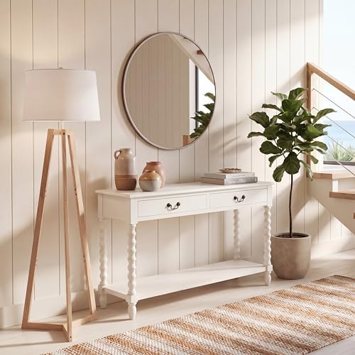 SAFAVIEH Athena 2-Drawer Wood Console Entryway Table, 35.5" CNS5702A - Image 2