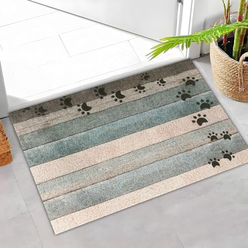 Darkyazi Colorful Door Mat 23.6" x 35.4" Waterproof and Stain-Resistant Front by DARKYAZI