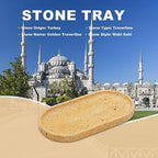 Koville Turkish Natural Travertine Decorative Marble Tray - Image 7
