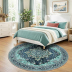 RELEANY Washable Area Rug, Round 7ft - Image 2