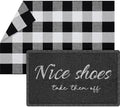 Geelin 2 Pcs Layered Welcome Doormat by Geelin
