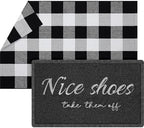 Geelin 2 Pcs Layered Welcome Doormat by Geelin