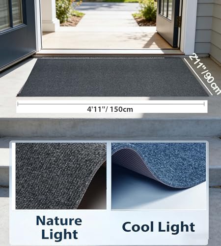 2'11" x 4'11" Outdoor Runner Rug - Image 2