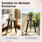 2-Pack Mid Century Plant Stand for Indoor Plants, Modern Metal Flower Pot - Image 7