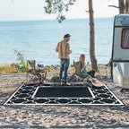 GENIMO Outdoor Rug, Waterproof Plastic Rugs - Image 3