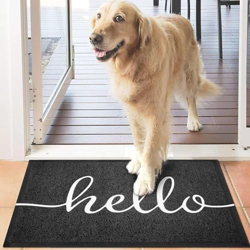 EARTHALL Door Mat 3-Pack Outside Inside Hello Doormat 30"x17.5" Durable Floor - Image 2