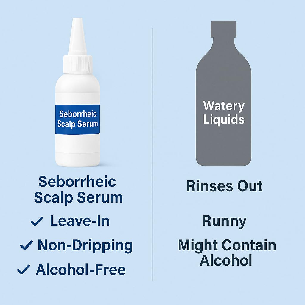 Seborrheic Scalp Serum 8X FAST ACTING - Soothing Redness Dermatitis - Fast-Acting Ointment for Scalp Face Chest and Body for Men and Women 1 Pack