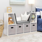 Black Foldable Storage Cubes Bins, Fabric Storage Box Cubes Organizer Baskets - Image 4