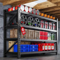 71.3” Wide Heavy Duty Metal Garage Shelving, Adjustable Storage Shelf by AFAIF