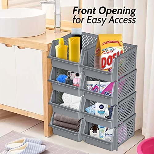 Skywin Stackable Storage Bins Open Front - Image 4