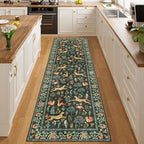 DUKINO 2.6x8 Rug for Hallway, Washable Kitchen Runner Rug Non Slip - Image 5
