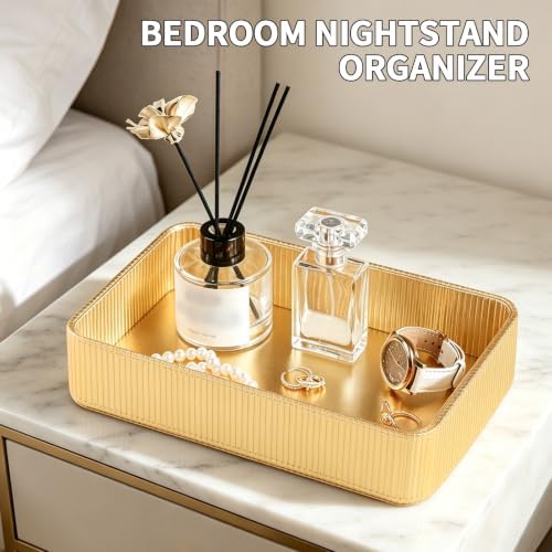Valet Tray Organizer Bedside Nightstand Organizer Desk CatchallTray - Image 2