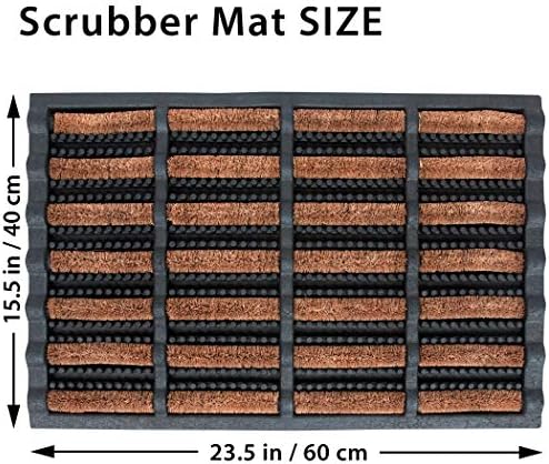 FOOTMATTERS Ninamar Mud Scrubber Tray Mat – 24 x 16 inch - Image 3