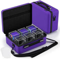 Proijeut Card Deck Box with Portable Case, 6 Pack Clear Commander Deck Box with by PROijeut