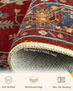 RELEANY Washable Area Rug, Runner 2'x10' - Image 3
