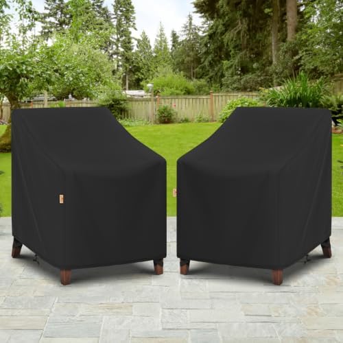 Arcedo 2 Pack Waterproof Patio Chair Covers - Image 7