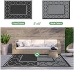 GENIMO Outdoor Rug, Waterproof Plastic Rugs - Image 6