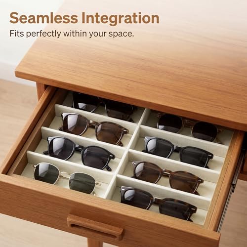Stratalife 8 Grids Drawer Sunglasses Organizer Tray - Image 5