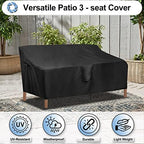 OutdoorLines Outdoor Waterproof Loveseat Couch Cover - Image 4