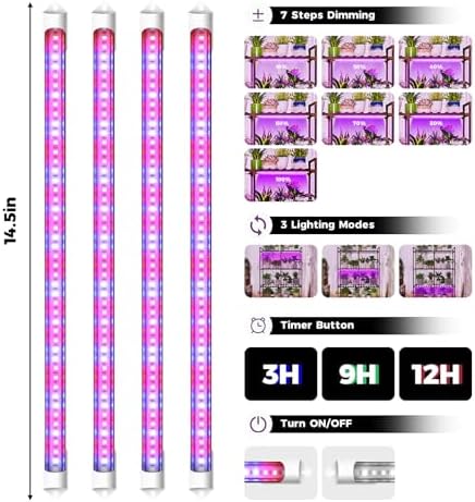 Bamworld Plant Stand with Grow Lights - Image 5