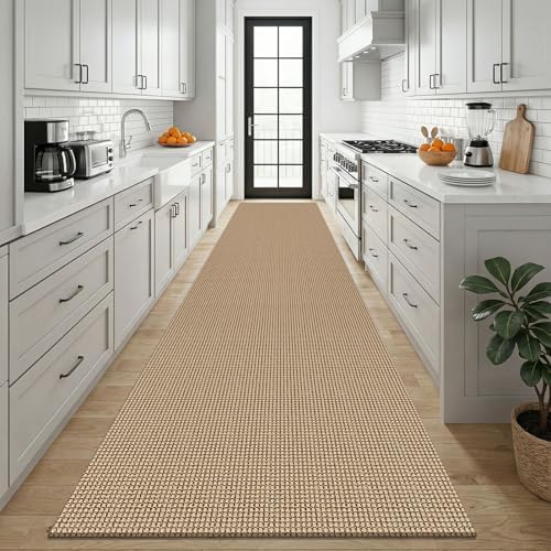 KOZYFLY Boho 3x12 Runners Rugs for Hallway, Long Washable Runner Rug, Woven Non - Image 2