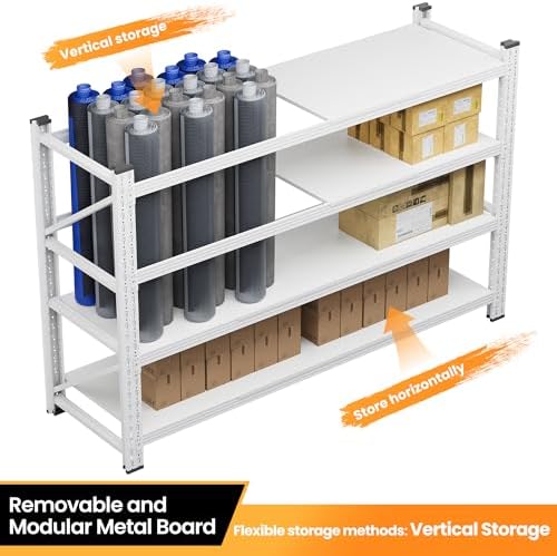 71.3” Wide Heavy Duty Metal Garage Shelving - Image 6