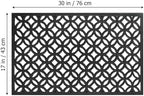 Lattice Links Rubber Doormat - Image 3