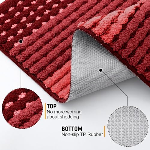 Kitinjoy Indoor Outdoor Door Mat, 59x24 Non-Slip Dirt Trapper Doormats - Image 3