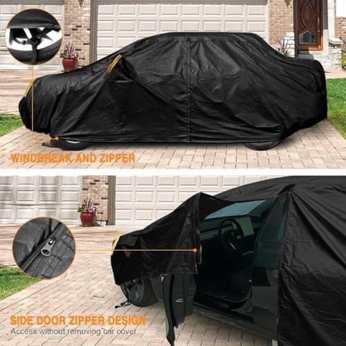 NEVERLAND Car Cover Waterproof All Weather - Image 3