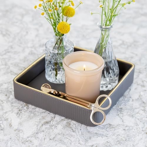 Gray Nightstand Bedside Organizer Tray|Key Bowl - Image 5