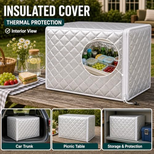 Corevibe Custom Size Dust Cover, Quilted Insulated Cover - Image 5