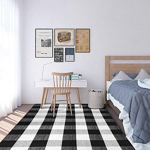 Buffalo Plaid Outdoor Rug, Layering Rug - Image 5