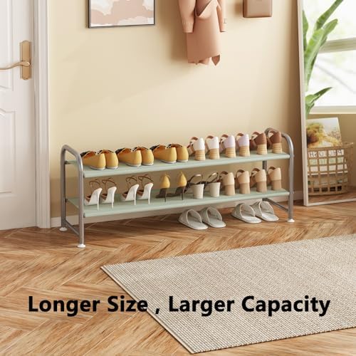 INGIORDAR 2 Tier Long Shoe Rack Organizer - Image 4